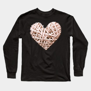 Heart grey Long Sleeve T-Shirt